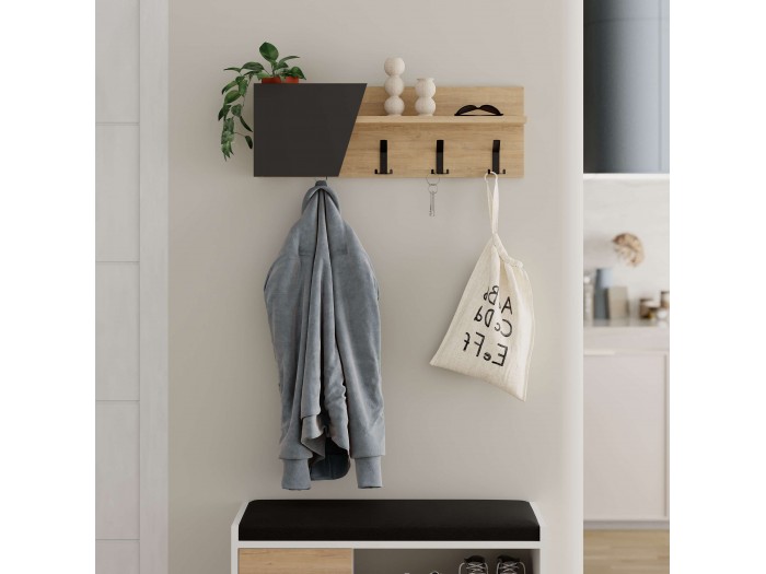 Закачалка ELEVA (дъб сапфир/антрацит)